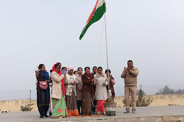 Republic Day was celebrated at Maharishi Vidya Mandir, Hissar.
